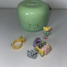 Polly Pocket Vintage dazzling Dressmakers Ring Complete Bluebird Toys