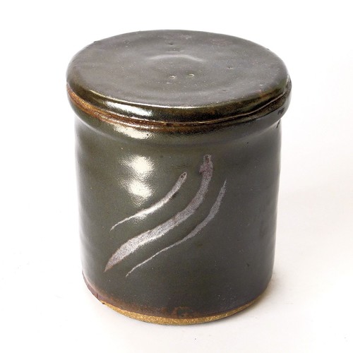 Leach pottery ives - pottery, lidded