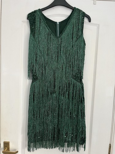 Green charleston style dress - charleston,