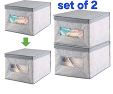 Grey Storage Boxes mDesign Set