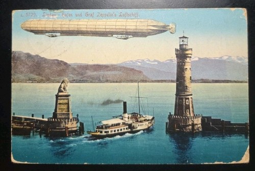 Germany vintage 1912 zeppelin - germany,