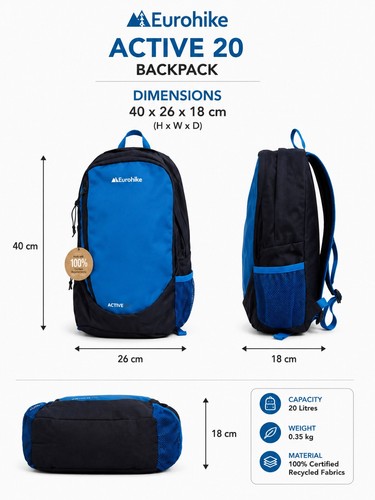Eurohike active 20l core - active,