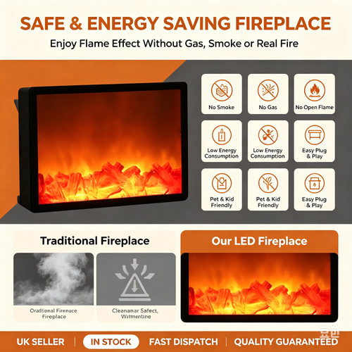 Christmas led flame lamps - flame,