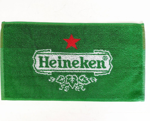 Heineken green bar towel - bar, beer