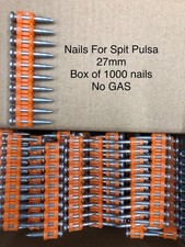 27mm Nails Suitable For Spit Pulsa Nail Guns Box of 1000 nails