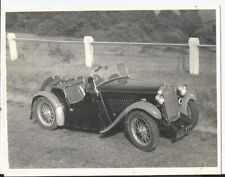 SINGER 9 LE MANS AUU 777 AT GOODWOOD c.1951 B/W PHOTOGRAPH