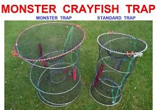 MONSTER CRAYFISH LOBSTER TRAP SEA FISHING SHRIMP CRAB EEL LIVE BAIT NET CAGE POT