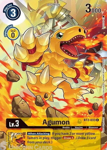 Bt2 033 agumon - agumon, common