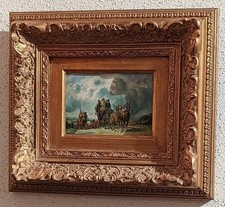 VINTAGE ANTIQUE OIL PAINTING -