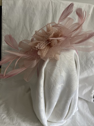 Beautiful pink fascinator with - beautiful,