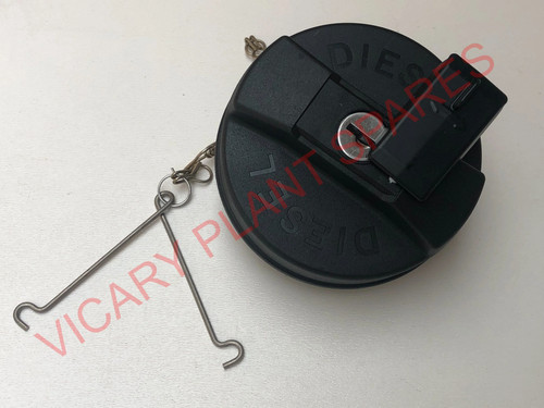 Locking diesel cap jcb - cap, part