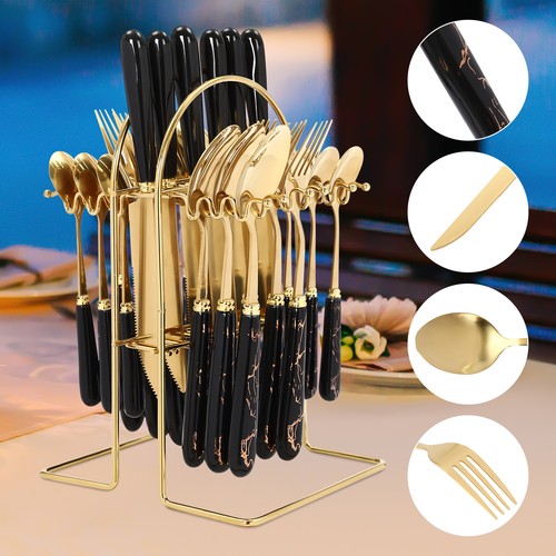 Pcs cutlery set - pcs, stand