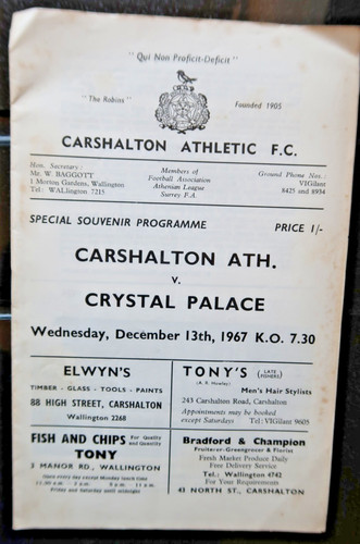 Carshalton athletic crystal - athletic,