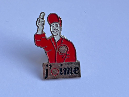 Vintage original shell aime - shell, j'aime