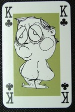 1 x playing card Kenneth