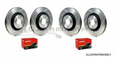 VAUXHALL ASTRA H MK5 1.9 CDTi 120 150 SRi FRONT & REAR GROOVED BRAKE DISCS PADS