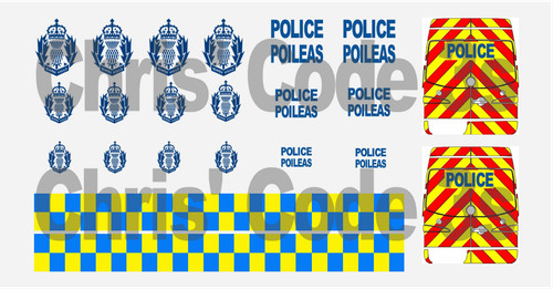 Code police adhesive vinyl - code,