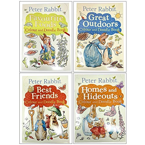 Peter rabbit colour and doodle - colour,