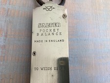 Antique Scales Brass Salter rare 112lb in good condition 