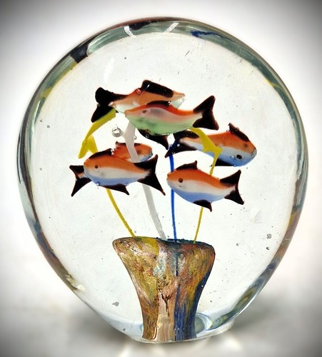 Vintage hand blown art glass - vintage,