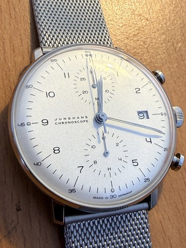 Junghans max bill - bill, chronoscope