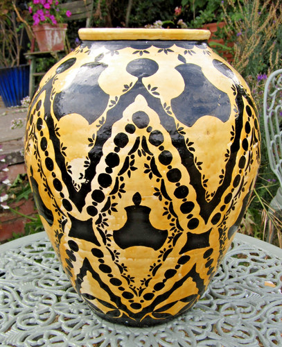 Large vintage yellow black - /,