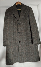 Crombie Grey Herringbone 100%