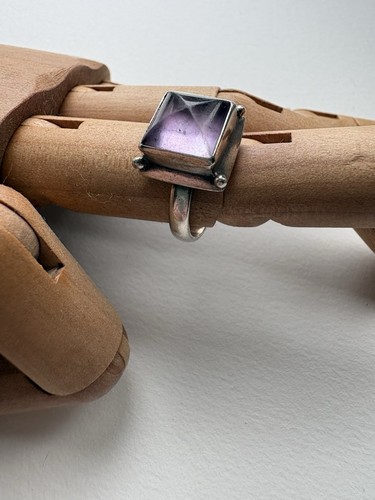 Silver and amethyst - and,