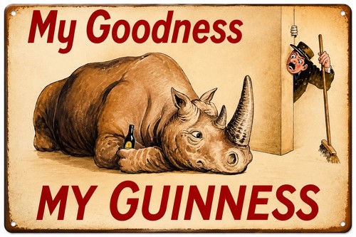 12x8in metal sign - 12x8in,