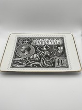 Vintage Fine Porcelain Wall Plate Royal Mail * Postal Union Congress London 1929