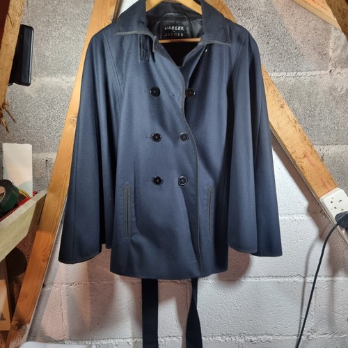 Jaeger cape style belted wool - jaeger,