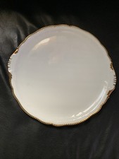 Vintage White Round Dish