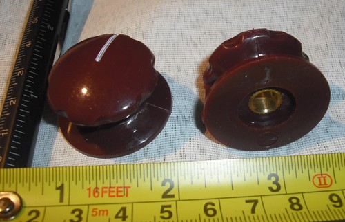 33mm brown red knob - 33mm,