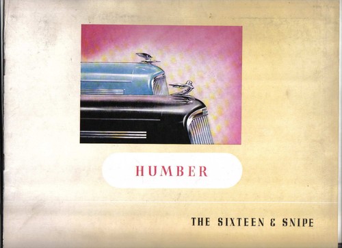 Humber range sixteen snipe - humber,