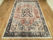 Kamran Royal Blue Rug 185x275