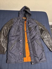 RedSkins Leather Sleeved Jacket - Large