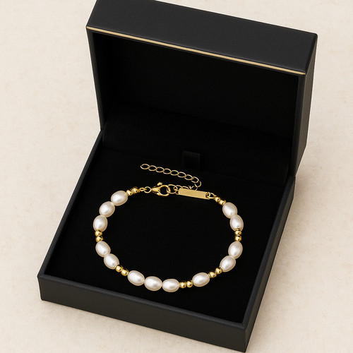 Pearl bracelet white - pearl,
