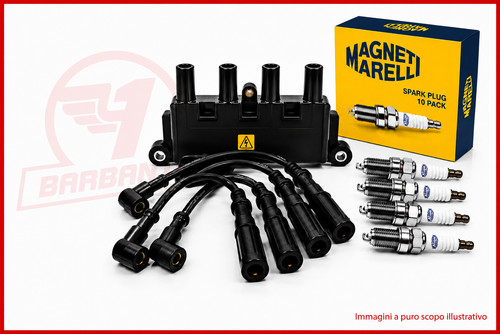 Kit coil spark plug cables - spark,