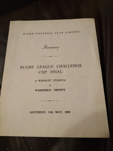 1963 rugby league challenge - rugby,