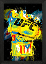 UFC MMA Framed Wall Art Poster Canvas Print Picture