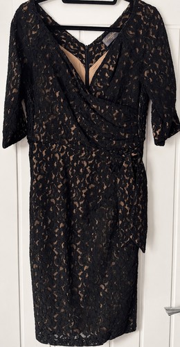 Black floral nude - black,