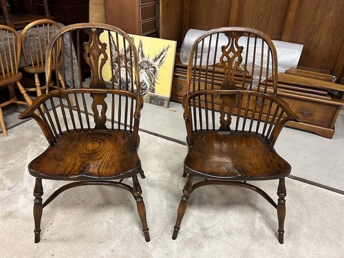 Pair elm windsor - elm,