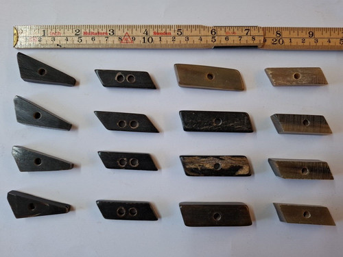 Genuine horn toggles - horn, toggles,