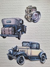 Luxury Vintage Car Die Cuts