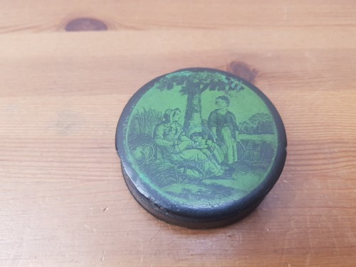 Georgian papier mache - mache, snuff