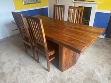 Sheesham Mahogany Dining Table and 4 chairs