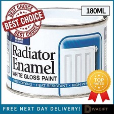 Radiator white enamel gloss - radiator,