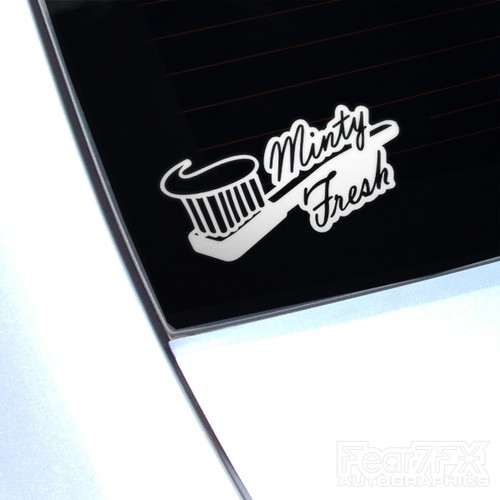 Minty fresh decal - fresh,