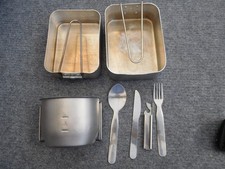 British Army Mess Tin & Water