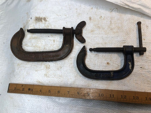 Vintage record clamps - record, no.4